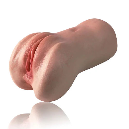 PUX07-Flesh - Ultra-Realistic Silikon-Taschenmuschi mit ausgeprägter Vulva (1,0 kg) – High-End Stroker