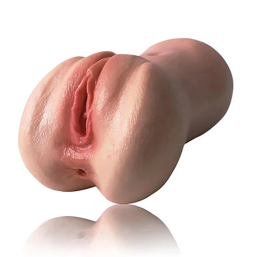 PUX07-Flesh - Ultra-Realistic Silikon-Taschenmuschi mit ausgeprägter Vulva (1,0 kg) – High-End Stroker