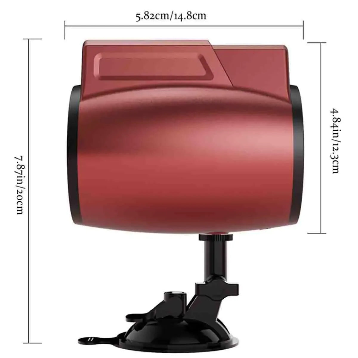 XR7 - Teleskopischer Masturbator mit Open-End-Design - Stoß- & Rotationsfunktion