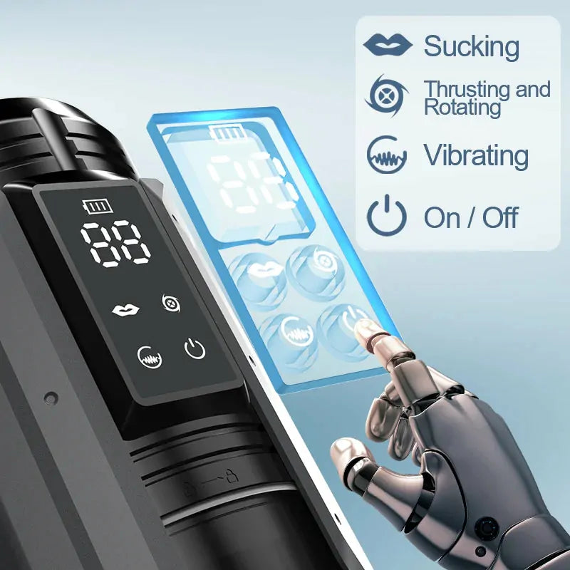 XT20 - Wasserdichte Blowjob Maschine - 4-in-1 Vollautomatischer High-End Stroker
