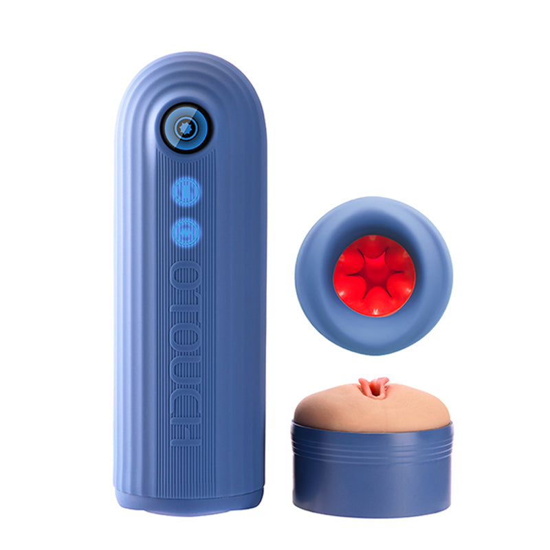 XT9 - Wasserdichter Masturbator mit IPX7-Tauchschutz, 360°-Kontraktion & Vibration