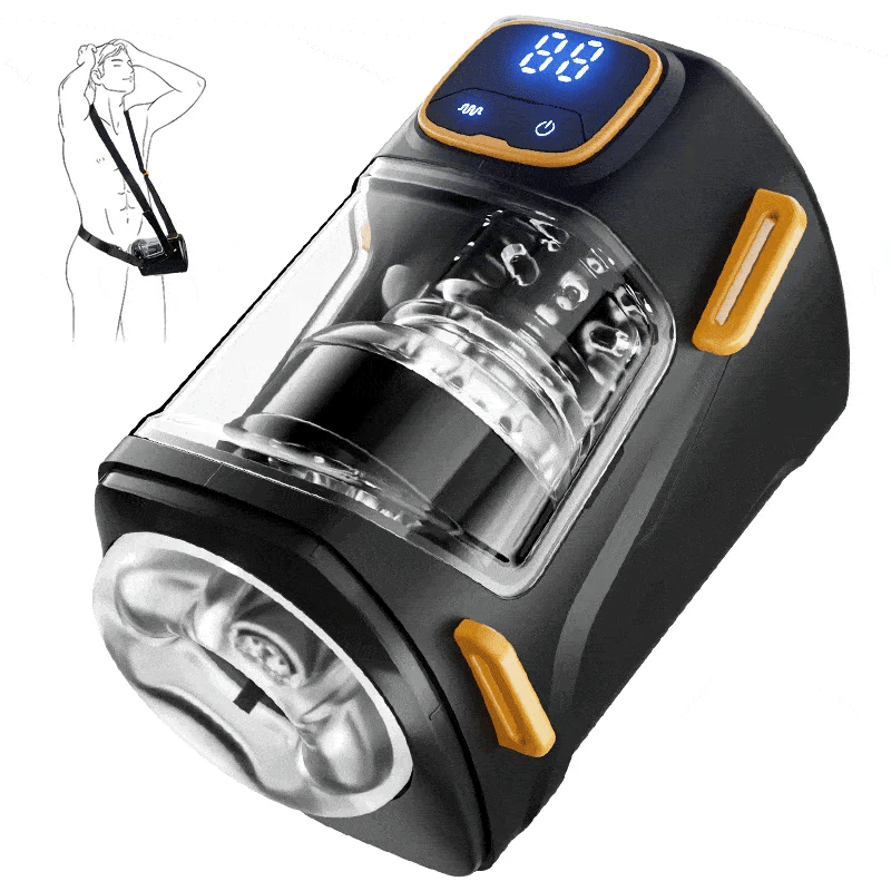 XT2 - Wearable Hands-Free Masturbator - Leichtes Umschnall-Toy mit Teleskopfunktion