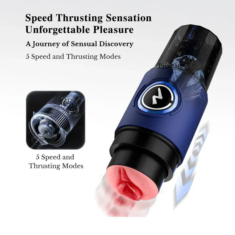 XT8 Max - Automatischer Masturbator mit App-Steuerung, 3 austauschbaren Sleeves & Infrarotheizung