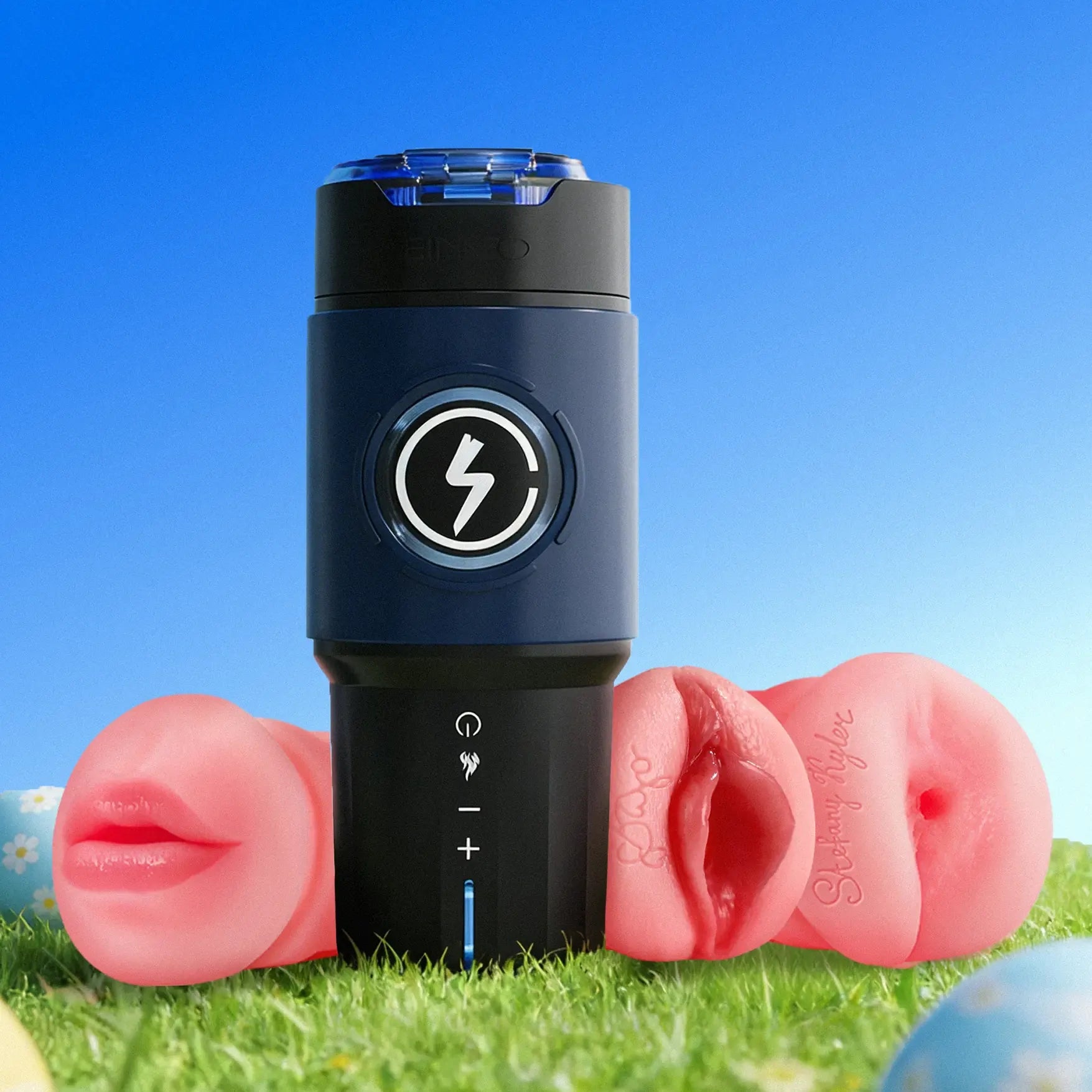 XT8 Max - Automatischer Masturbator mit App-Steuerung, 3 austauschbaren Sleeves & Infrarotheizung