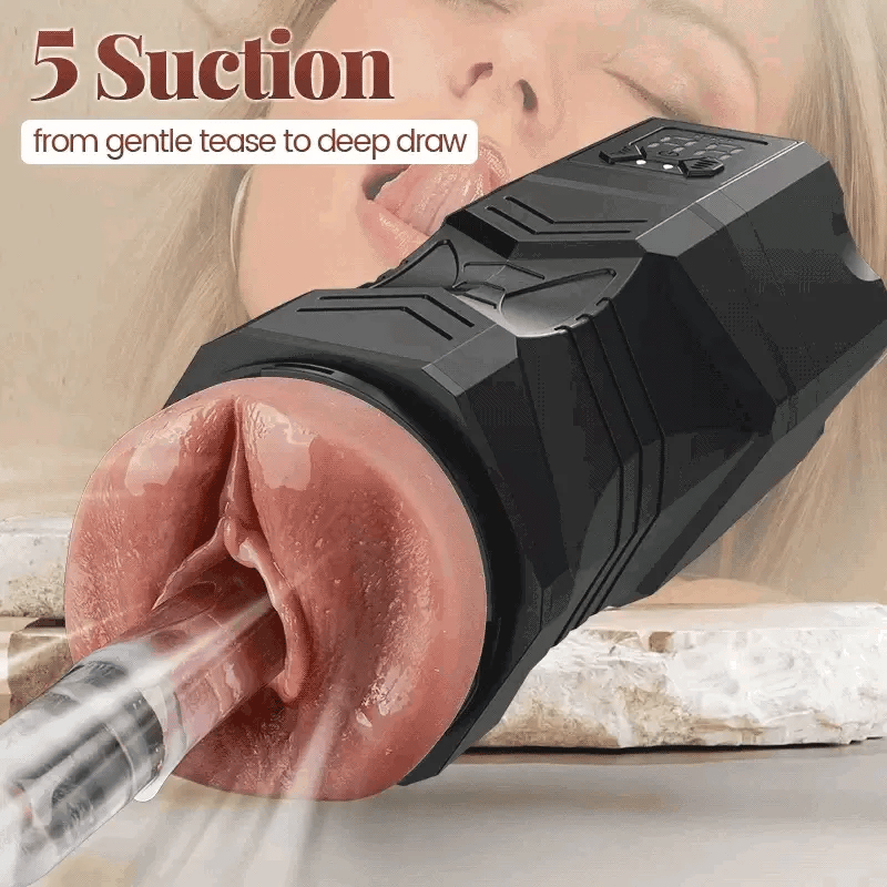 XV10 - Vibrationsmasturbator mit elektrischer Vakuum-Saugfunktion & IPX7-Tauchschutz