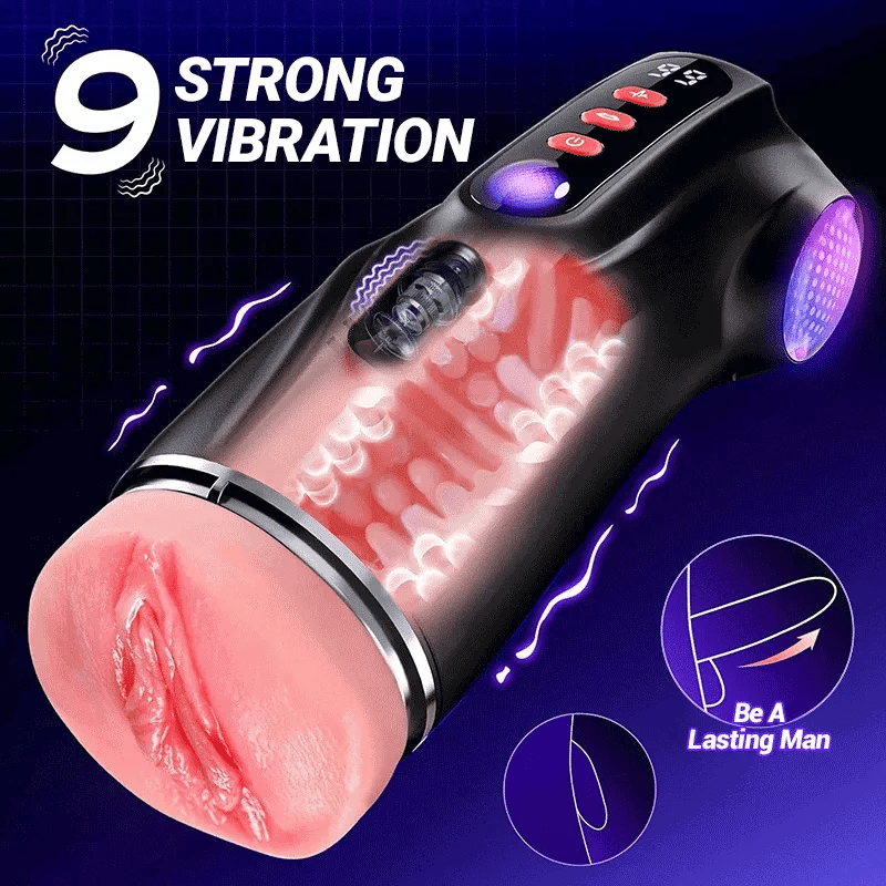 XV11 - Masturbator mit Saugfunktion, 3 austauschbaren Sleeves & App-Steuerung